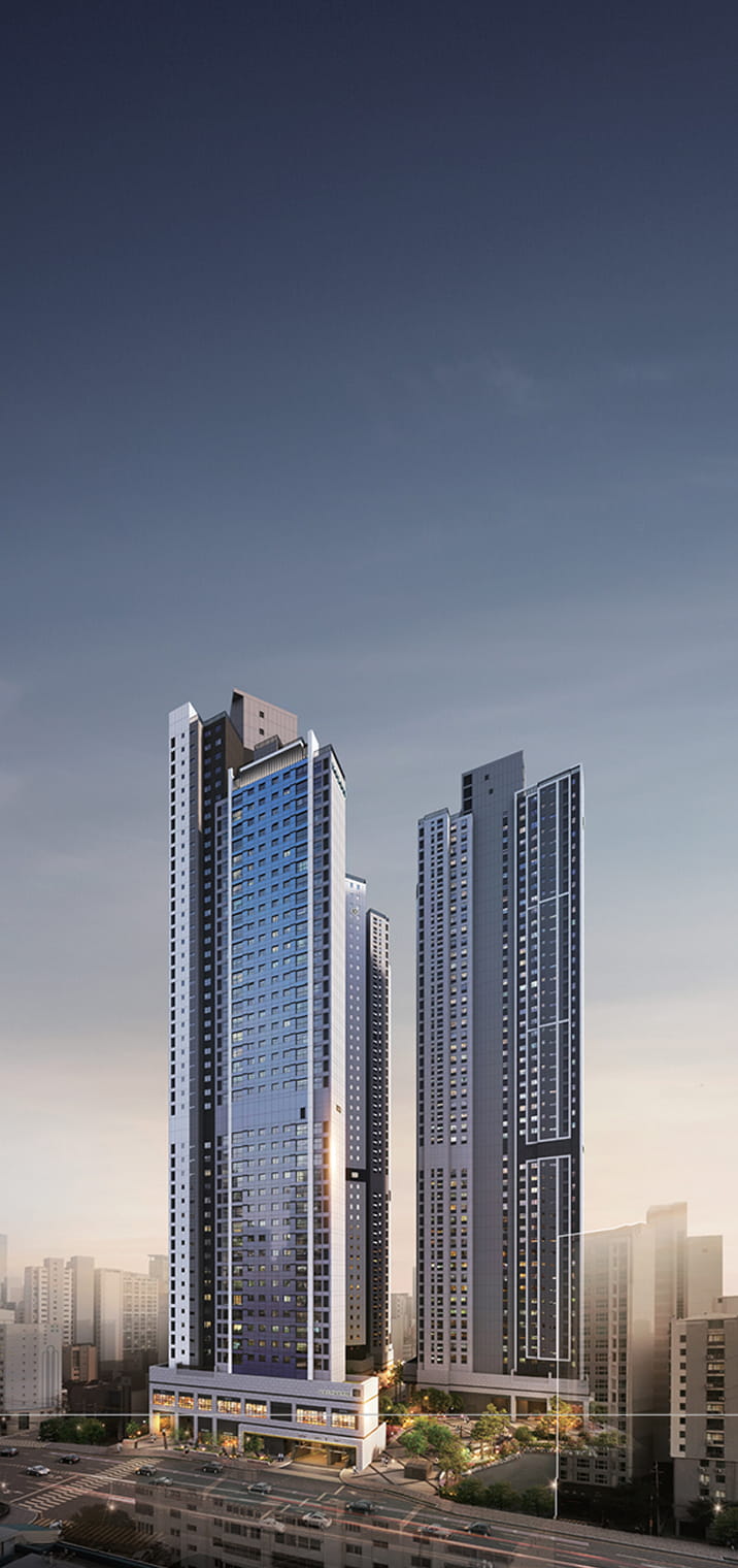 코오롱 하늘채 루미엘 브랜드 콘셉트와 주거 디자인 이미지